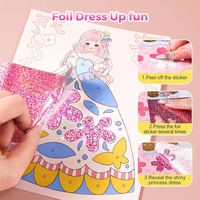 4-in-1 Makeup and Craft Book for Girls