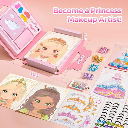 4-in-1 Makeup and Craft Book for Girls