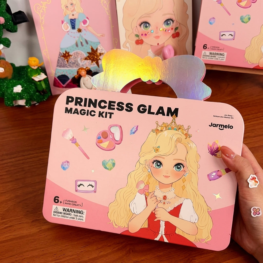 4-in-1 Makeup and Craft Book for Girls