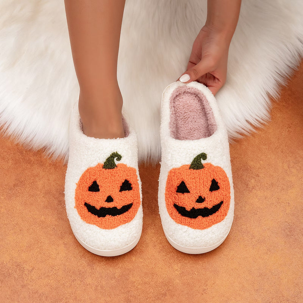 Halloween Pumpkin Slippers