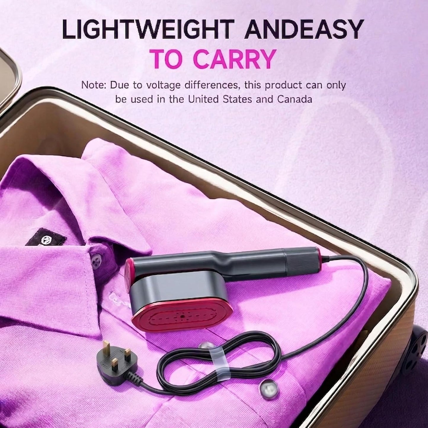2-in-1 Steam Iron for Travel